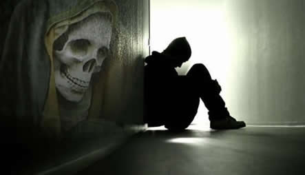 santa muerte depresión suicidio